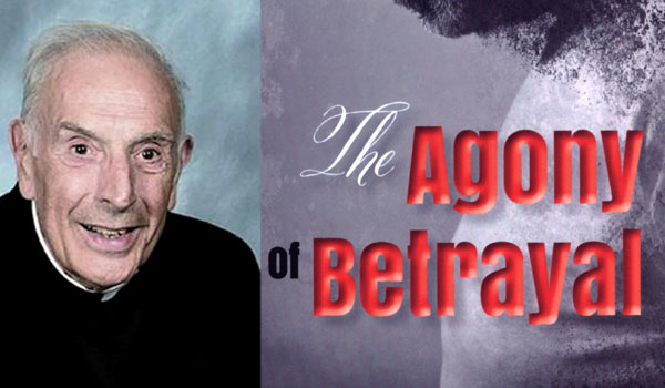 After Msgr. Dino Lorenzetti was conned out of his life savings, he decided to transform his pain into ministry by sharing his story in the new book, `The Agony of Betrayal,` which he co-wrote with Barbara Stoyell-Mulholland. 