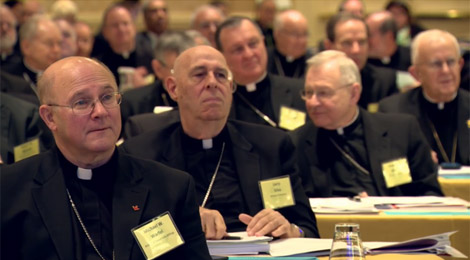 Bishops are gathered in Baltimore for the United States Conference of Catholic Bishops general assembly. 