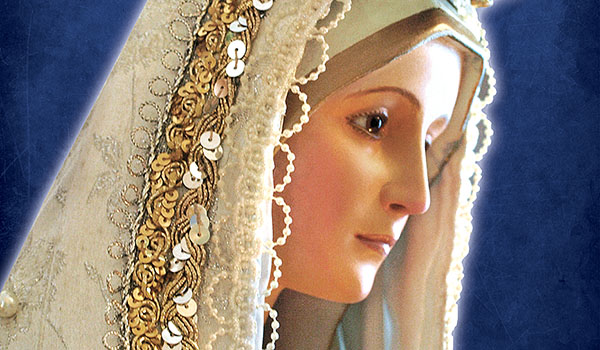 Pilgrim Virgin Statue is coming to more than a dozen parishes throughout the Diocese of Buffalo in August. (Courtesy of Blue Army of Our Lady of Fatima)