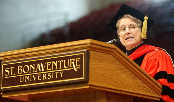 Sr. Margaret Carney, O.S.F., announced today her decision to step down as St. Bonaventure University President.