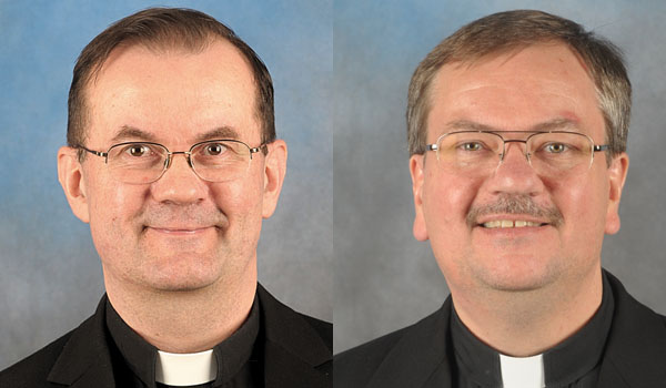 Father Matt M. Nycz (left), Father Darrell G. Duffy.