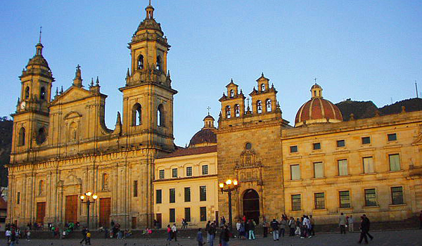 The Archbishopric Cathedral in Bogotá is a Catholic cathedral in Bogotá, D.C., Colombia. (Courtesy of Wikipedia Commons)