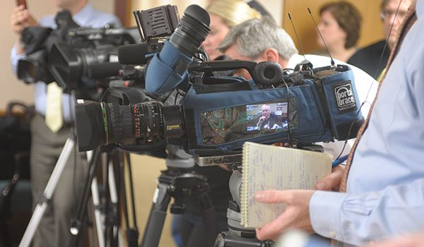 The Office of Communications works with local media to convey the news about what is happening in the Diocese of Buffalo. (File Photo)