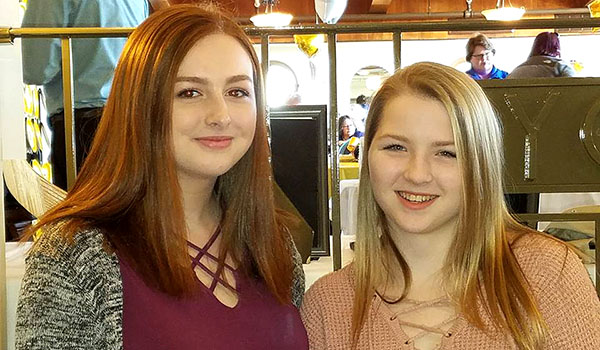 Jessica Flash (left) and Allyson Nemeth prepare for last year's Cooking for Cancer Pasta Sauce Off at the LaSalle Yacht Club. The event raises money to help children through Courage for Carly Fund at Roswell Park Cancer Institute. (Courtesy of Allyson Nemeth)