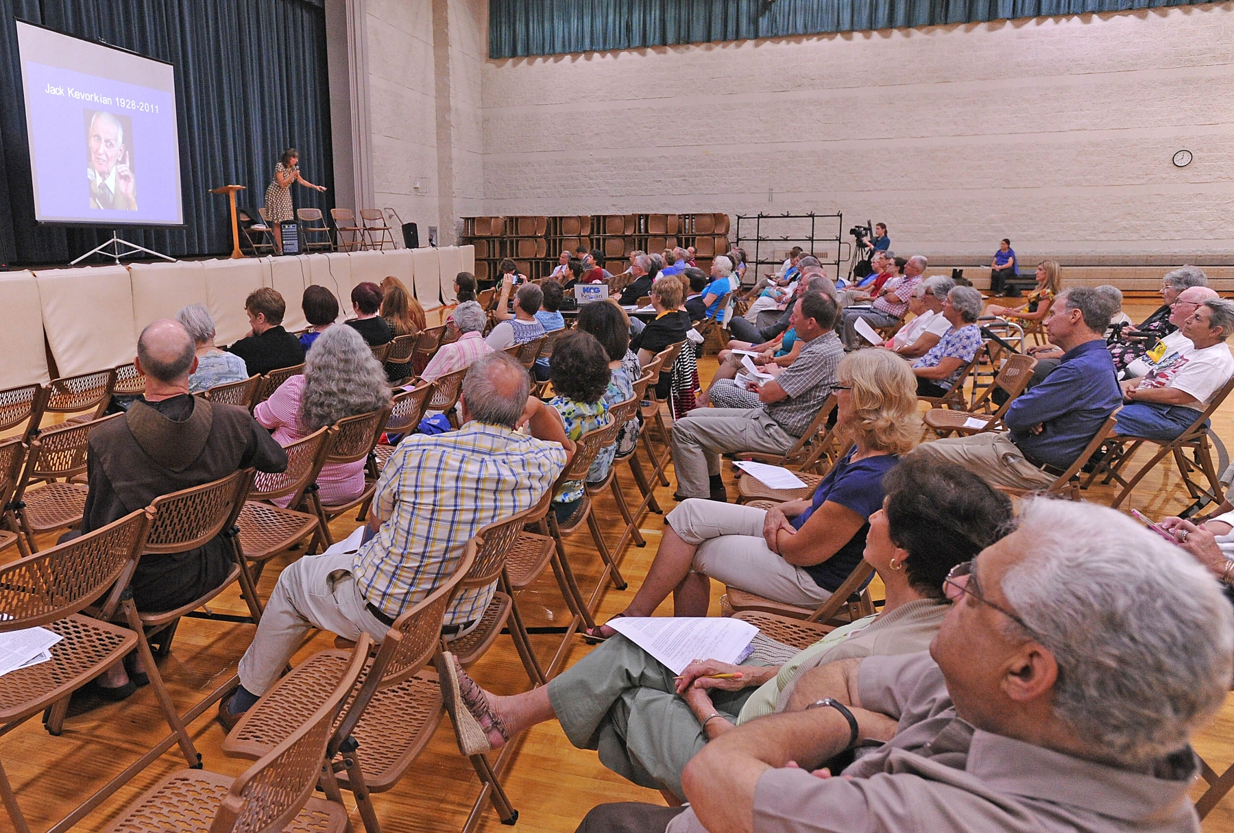 The Public Policy Committee of the Catholic Diocese of Buffalo hosted a forum on the topic of physician assisted suicide Thursday evening at Saint Gregory the Great Ministry Center in Amherst. (Daniel Cappellazzo)