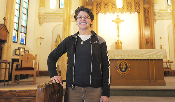 Michele DiVito's faith led her to taking part in one of the oldest rituals of the Church. (Patrick McPartland/Staff Photographer)