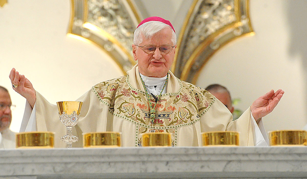 Bishop Edward Grosz will visit Our Lady of Pompeii Parish in Lancaster. (File Photo)