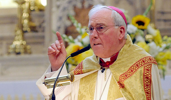 Bishop Richard Malone helped devise the `Create in Me a Clean Heart: A Pastoral Response to Pornography` that was approved by the U.S. bishops Tuesday. (File Photo)
