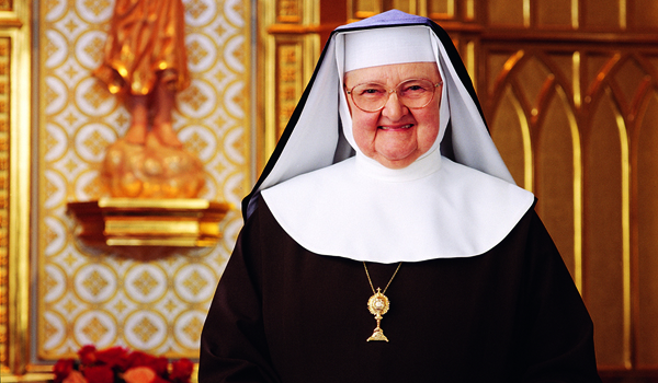 The late Mother Angelica helped found EWTN and was a popular host on the network. (Courtesy of EWTN)