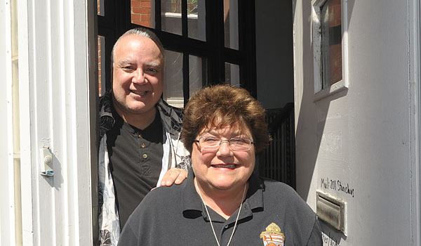 David and Cheryl Calire are ready to open the doors to Mother Teresa Home on Buffalo's East Side. (Patrick McPartland/Managing Editor)