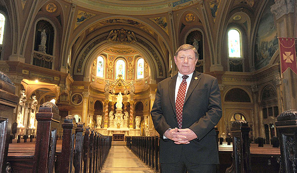 Rick Heist, executive director of OLV Homes of Charity will retire soon after an illustious career of 44 years at OLV. He has devoted his life to OLV and Father Baker's mission. (Dan Cappellazzo/Staff Photographer)