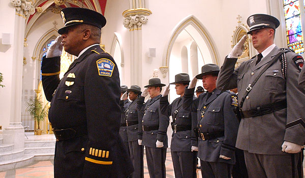 The Blue Mass will honor local EMS, fire and law enforcement departments