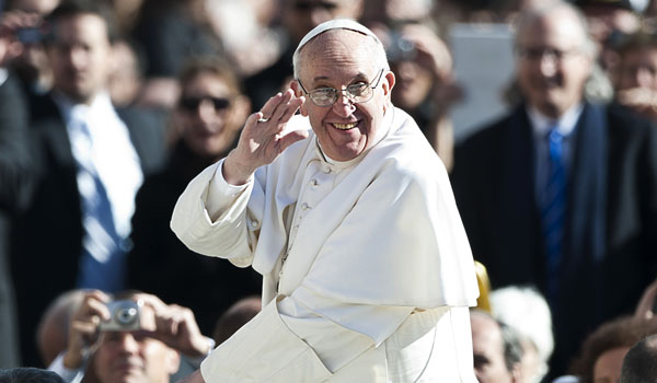 Pope Francis made his comments about abortion during his general audience Wednesday morning at the Vatican. (File Photo)