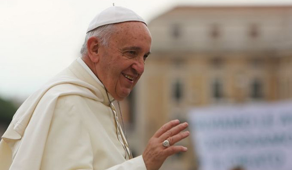 Pope Francis threw away the prepared remarks in his talk to teenagers. (File Photo)