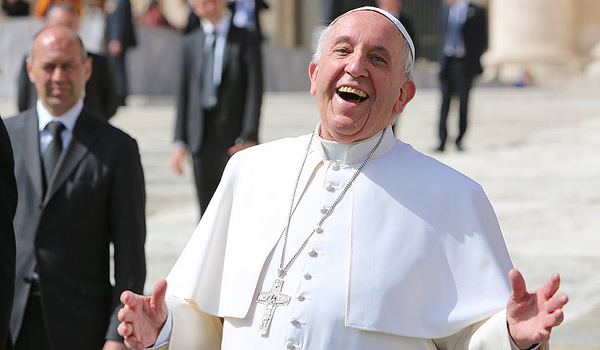 This is not the first wedding celebrated by Pope Francis on the Vatican grounds, but it was a surprise nonetheless. (Bohumil Petrik/CNA)