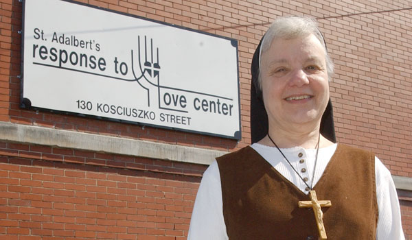Sister Johnice Rzadkiewicz, CSSF, has built her Response to Love Center as an essential social service facility on Buffalo's East Side. (File Photo)