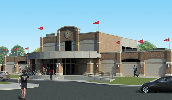 Artist rendering of the future athletic center at St. Francis High School. (Courtesy of St. Francis High School)
