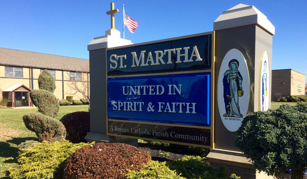 St. Martha's will host Bishop Richard J. Malone on Sunday. (Mark Ciemcioch/WNYC Staff)