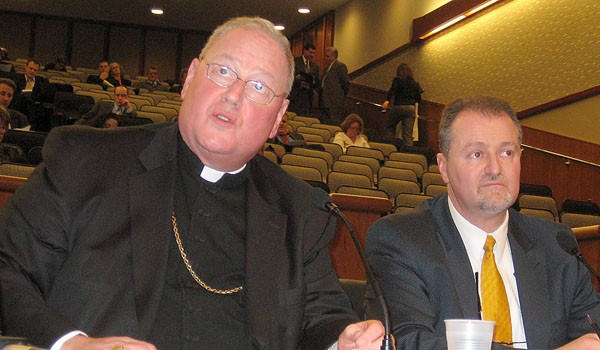 Archbishop Timothy M. Dolan, archbishop of New York, and other bishops from around the state will still travel to Albany to meet with elected officials in March. The `Catholics at the Capital` lobby day will be replaced with a multi-pronged approach to advocacy.
(WNYCatholic File Photo)