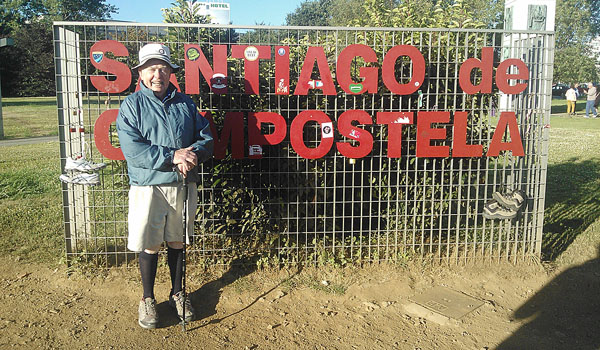 This past summer, Roger Lyons and his family members took a journey along the Camino de Santiago Pilgrimage in Spain. (Courtesy of Donovan Dvorak)
