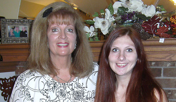 Dawn Curazzato (left) with her granddaughter, Katelin.