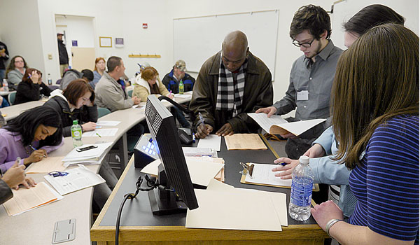 Accounting students from Niagara University's College of Business Administration provide free tax preparation assistance to members of the Niagara Falls community this tax season.