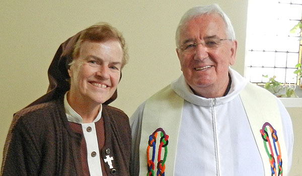 Sister Briege McKenna, OSC, and Father Kevin Scallon, CM, will come to Buffalo to lead a parish retreat at the linked parishes of St. Martin of Tours and St. Thomas Aquinas from Oct. 16-19. (Courtesy of Father William Quinlivan)