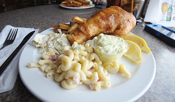 Potters Field  Restaurant  and Pub offers a special fish fry during lent along with a wide variety of beers on tap.
(Patrick McPartland/Staff Photographer)