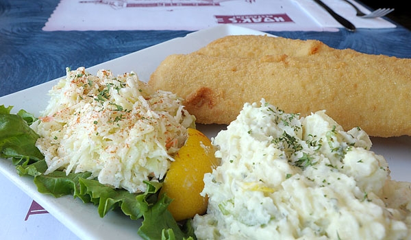 Hoak's restaurant in Hamburg offers a nice view of Lake Erie and a great tasting fish fry with cole slaw and potato salad.
(Patrick McPartland/Staff Photographer)