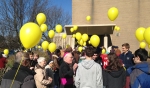 Yellow balloons