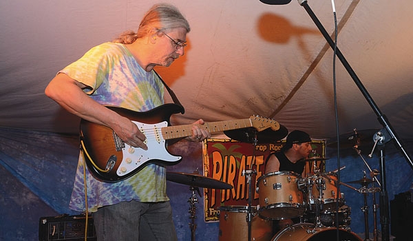 The Pirate Dreams Band entertained the crowd on Saturday night at the Our Lady of Charity Summerfest.
(Patrick McPartland/Staff Photographer)