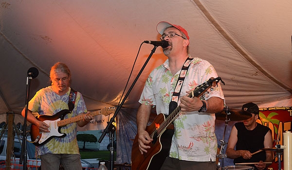 The Pirate Dreams Band entertained the crowd on Saturday night at the Our Lady of Charity Summerfest.
(Patrick McPartland/Staff Photographer)