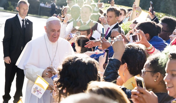 Outside the Apostolic Nunciature