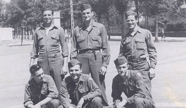 Some of the fellow soldiers in Dick Jeffers company while he worked as a photographer for the 9th Air Force Service Group during World War II.(Courtesy of Dick Jeffers)