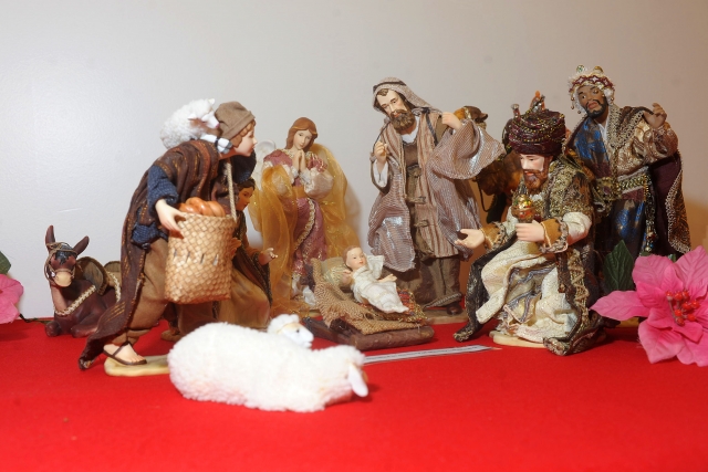 A traditional Nativity scene.
(Patrick McPartland/Staff Photographer)