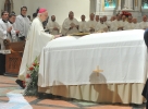 Saying good bye to Bishop Bern…
